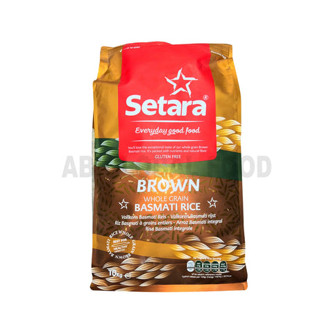 Setara Brown Whole Grain Basmati Rice - 10KG