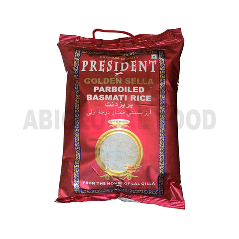 Lal Quilla President Golden Sella Parboiled Basmati Rice - 5KG