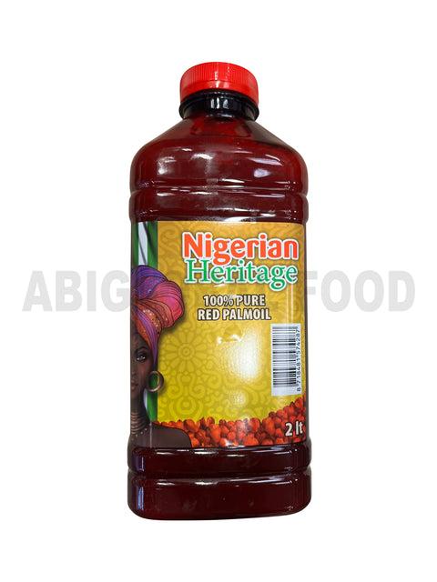 Nigerian Heritage 100% Pure Red Palm oil - 2 LTR