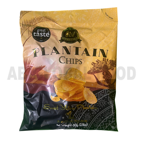 Olu Olu Plantain Chips Sweet Yellow Plantain