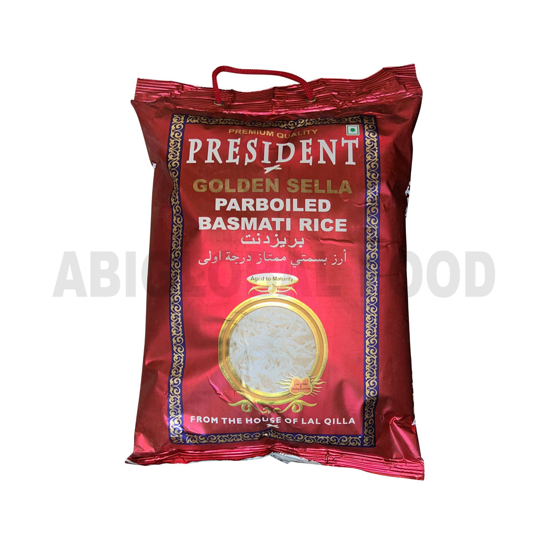 Lal Quilla President Golden Sella Parboiled Basmati Rice - 5KG ...