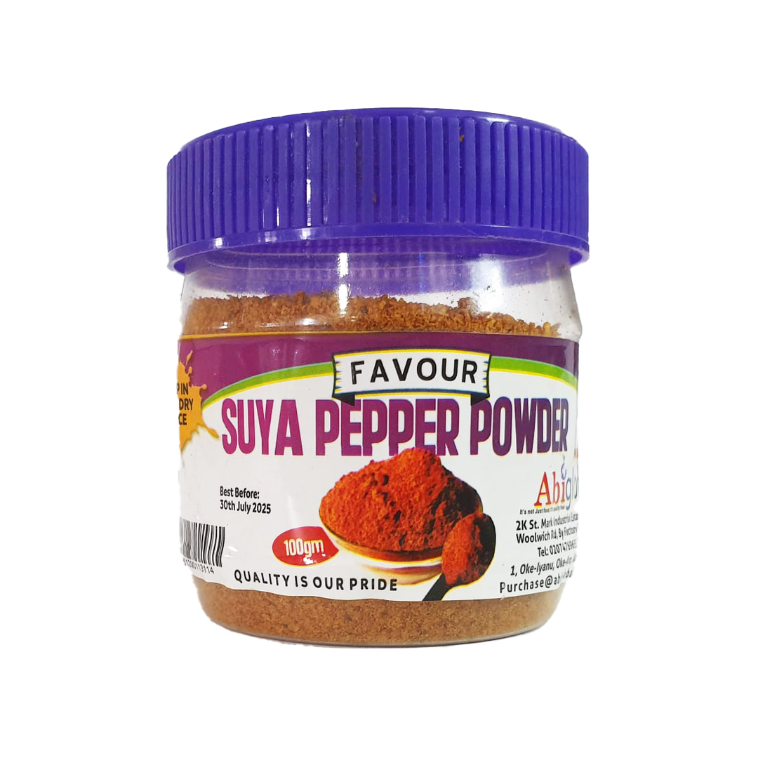ABIGLOBAL SUYA PEPPER POWDER 100G – ABIGLOBAL FOODS ONLINE LTD