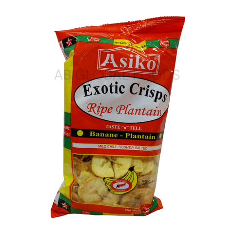 Asiko Exotic Plantain Chips Slightly Salted