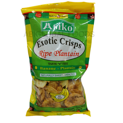 Asiko Exotic Plantain Chips Natural Sweet