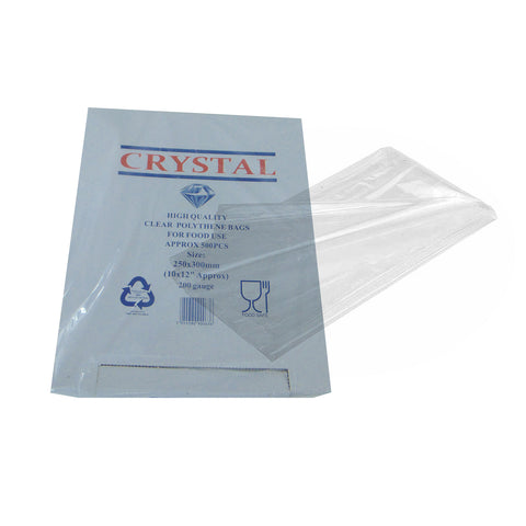 Polythene bags 10’’ x 12’’ ( 200G ) (pack of 500) 