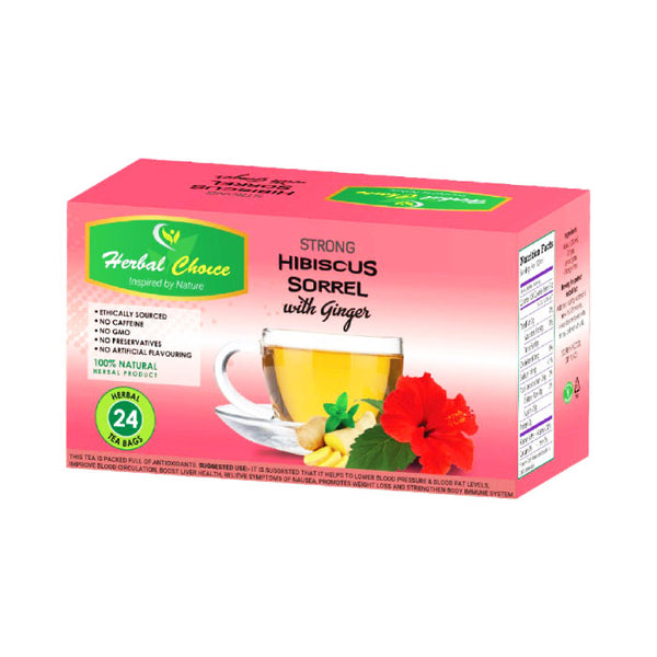 HERBAL CHOICE HIBISCUS SORREL TEA 24pcs