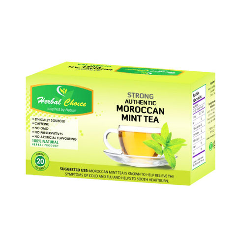 HERBAL CHOICE STRONG AUTHENTIC MOROCCAN MINT 20pcs