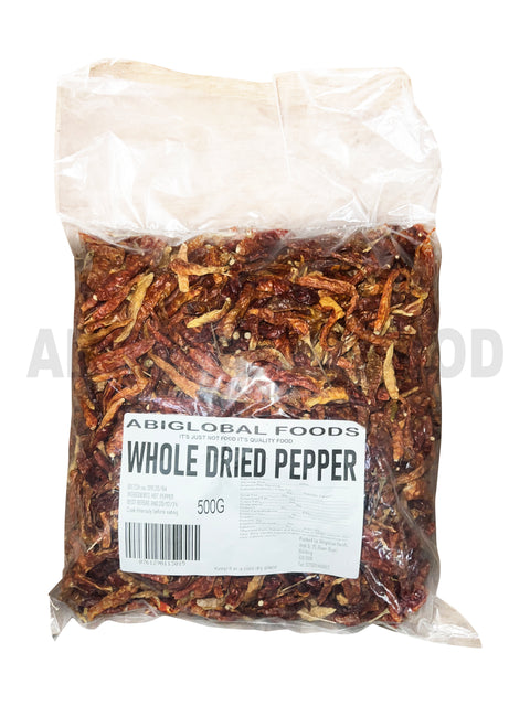 Abiglobal Foods Whole Dried Pepper - 500GM