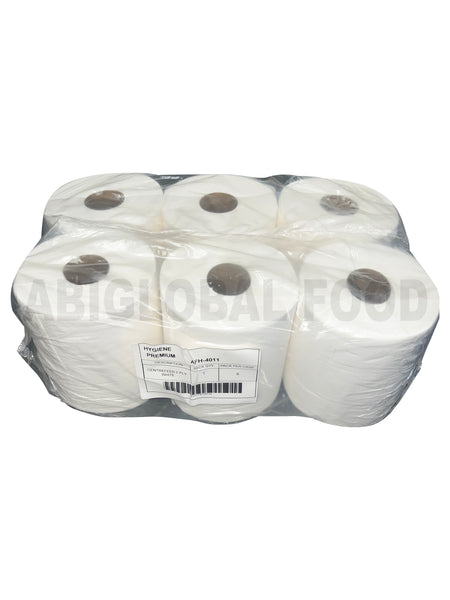 Hygiene Premium Kitchen Roll 2 PLY White - Pack of 6