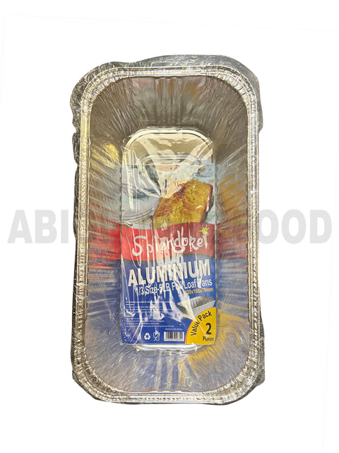 Splendore Aluminium 1/3 Size-5LB Foil Loaf Pans