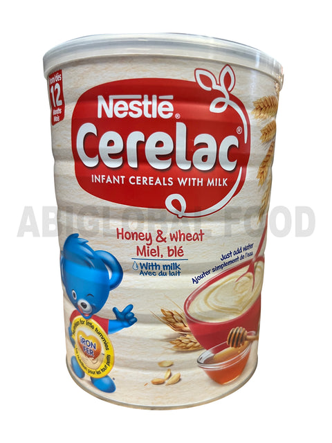 Nestle Cerelac Honey &Wheat Miel, ble with Milk - 1KG