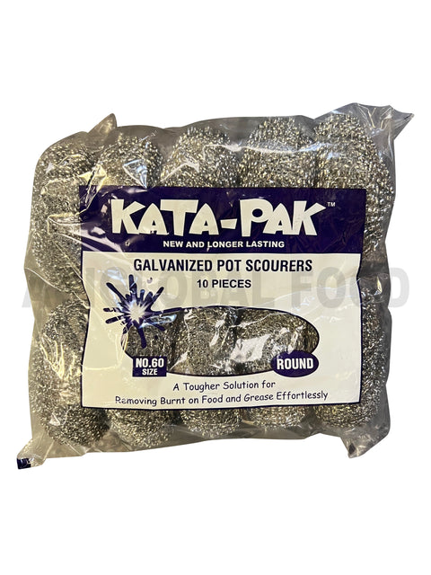 Kata-Pak Galvanized Pot Scourers 10Pcs