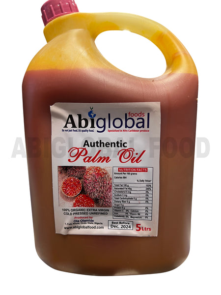 Abiglobal Foods Authentic Palm Oil - 5ltr