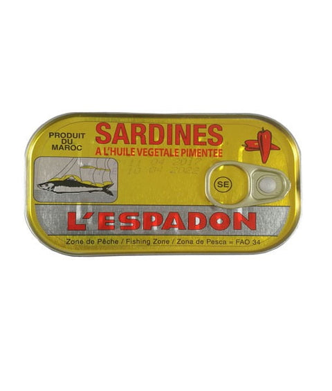 L’espadon Sardines in Vegetable Oil - 125g