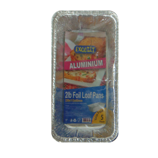 (MFCE01) 2Ib FOIL LOAF PANS 220x115x65mm