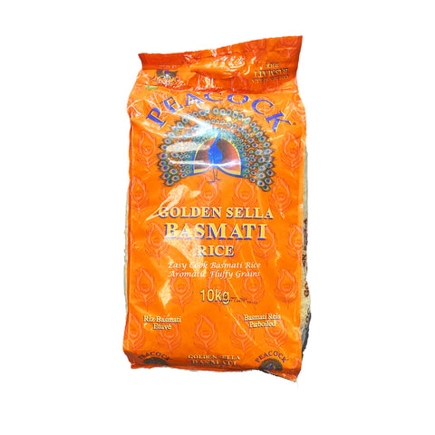 Peacock golden sella Basmati rice 10kg