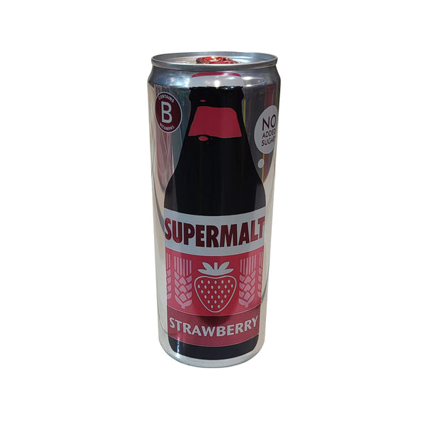 Supermalt strawberry can  330ml