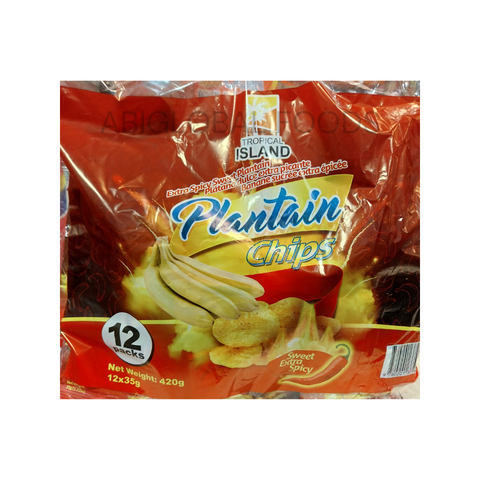 Tropical Island Plantain Chips Extra Spicy