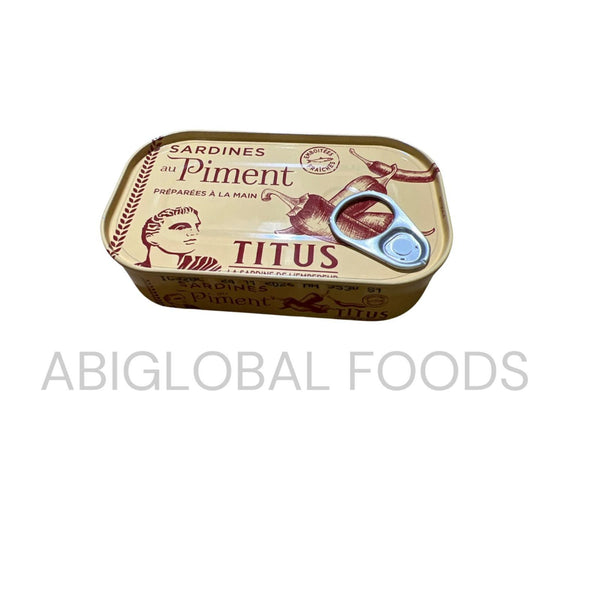 Titus Sardines au Piment - 125GM