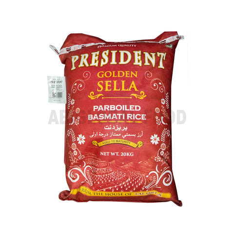 Lal Quilla President Golden Sella Parboiled Basmati Rice - 20KG