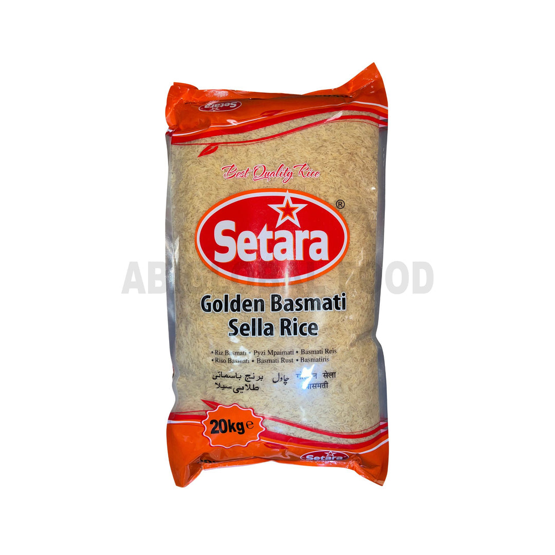 Setara Golden Basmati Sella Rice - 20KG – ABIGLOBAL FOODS ONLINE LTD