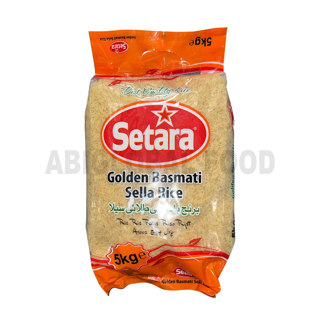 Setara Golden Basmati Sella Rice - 5KG – ABIGLOBAL FOODS ONLINE LTD