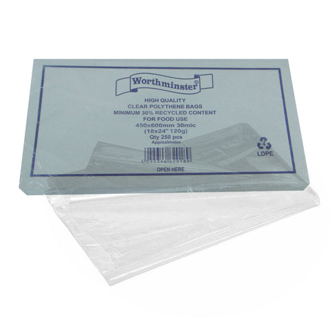 Polythene bags 18’’ x 24’’ ( 120G ) (pack of 125) 