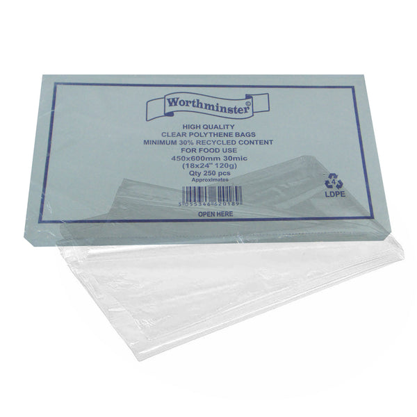 Polythene bags 18’’ x 24’’ ( 120G ) (pack of 250) 