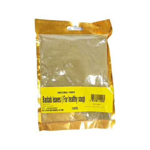 ABIGLOBAL FOODS BAOBAB LEAVES 100G