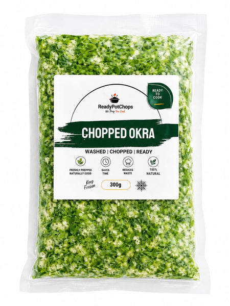 Frozen Chopped Okra - ReadyPotChops (300g)