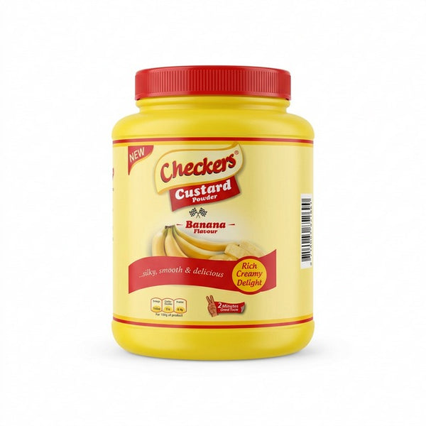 CHECKERS CUSTARD BANANA  FLAVOUR 2KG