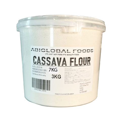 Abiglobal Foods Cassava Flour (Lafu) - 3kg