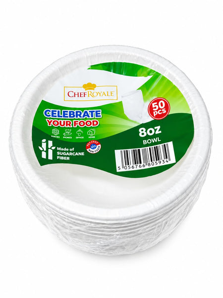 CHEFROYALE 80Z BOWL - PACK OF 50
